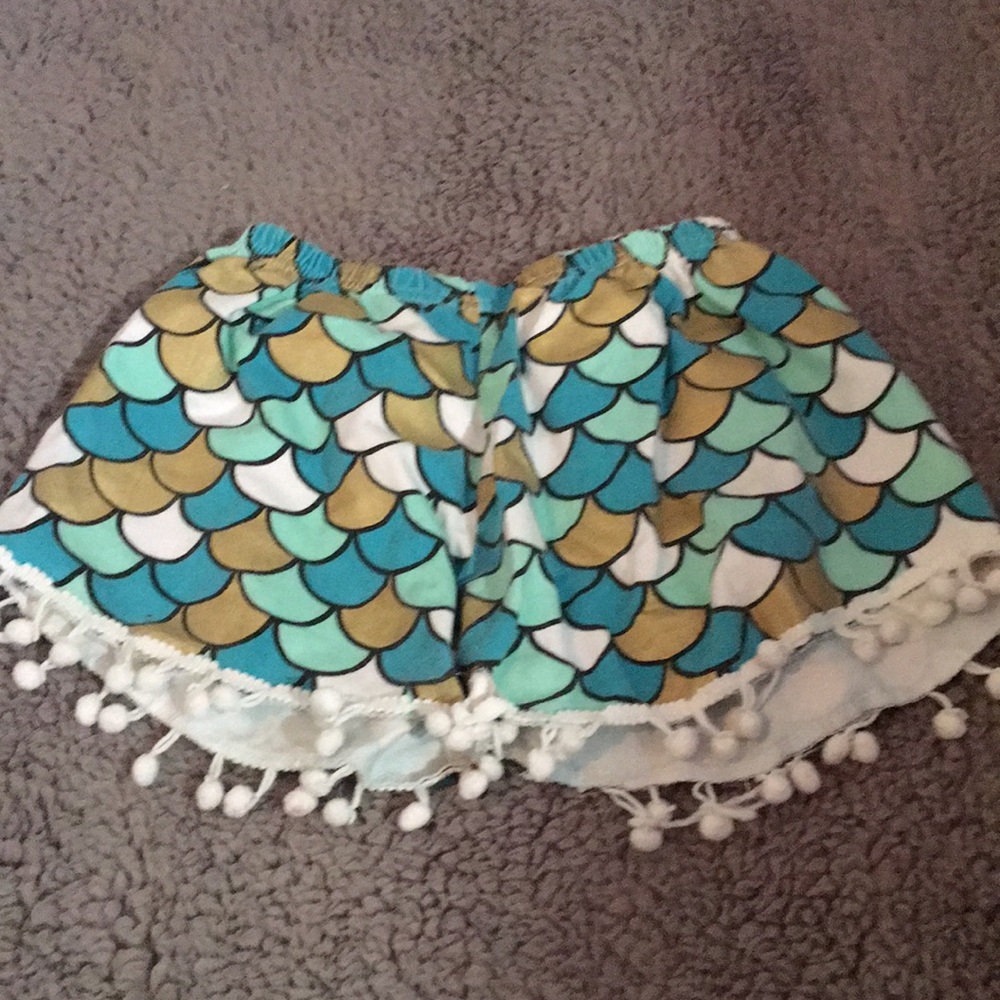 Kids mermaid shorts
